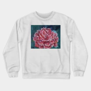 Glorious Red Peony Crewneck Sweatshirt